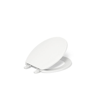 Kohler Brevia Quiet-Close Toilet Seat with Grip-Tight Bumpers and Quick-Attach Hardware