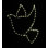 Figurine lumineuse colombe