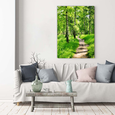 Birch Forest - Wrapped Canvas Print