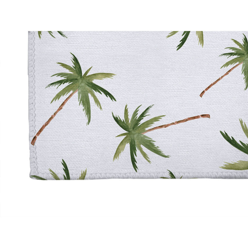 Summer Palms Outdoor Rug, Runner 2'6" x 8'