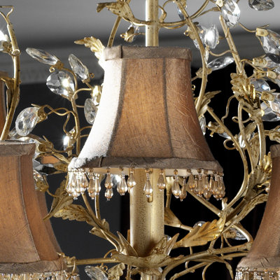 PINZA 11cm H x 13cm W Silk Bell Candelabra Shade in