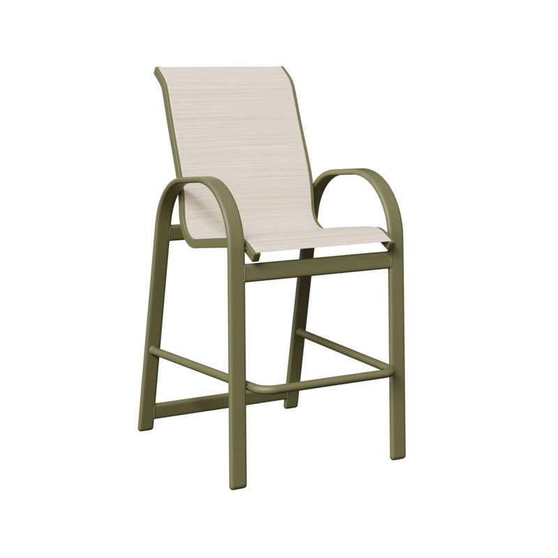 Fauteuil de bar berlinois Berlin Gardens, Ormeau Kozo, Vert sauge