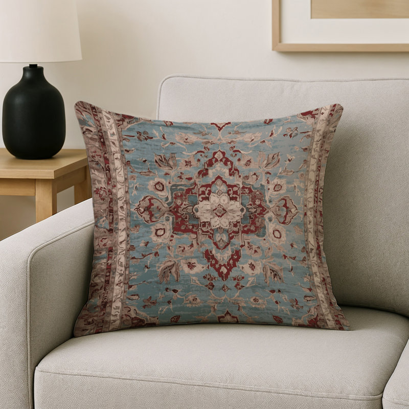 Coussin décoratif intérieur et extérieur Modern, Carré 20 po, Gris abstrait 26