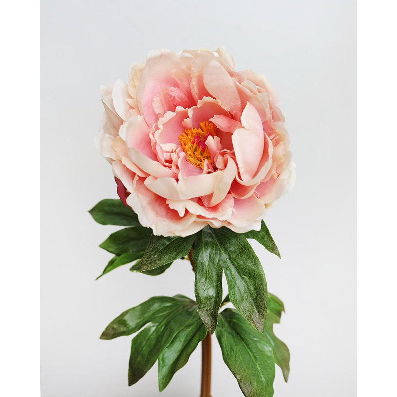 Real Touch Peach Mauve Peony 20.5", Peach