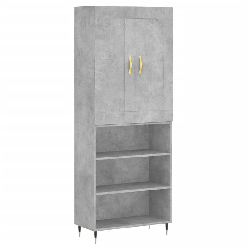 Chantille 69.5cm Sideboard, Concrete Grey