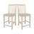 Maner Solid Wood Counter Stool