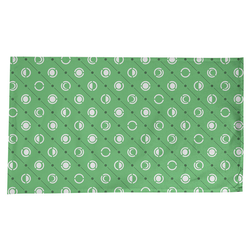 Nappe des phases de lune classiques, Vert/noir