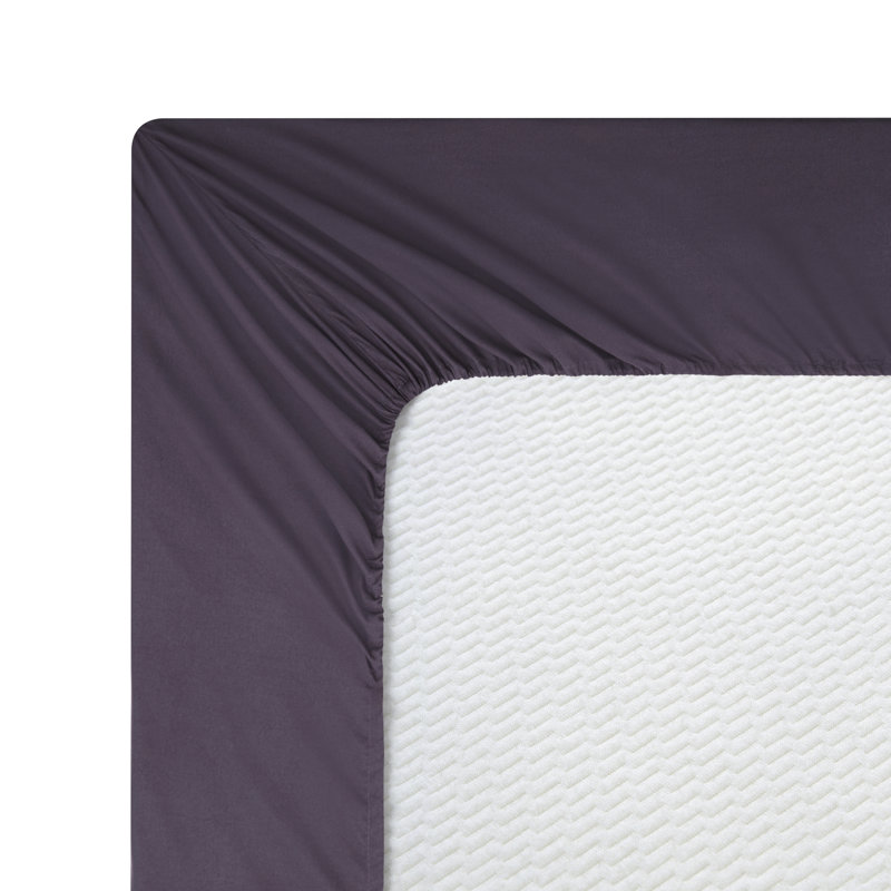 Drap de Marina, Drap-housse pour lit double, Aubergine
