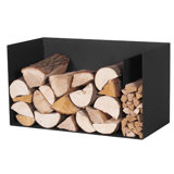 70cm W Metal Log Rack