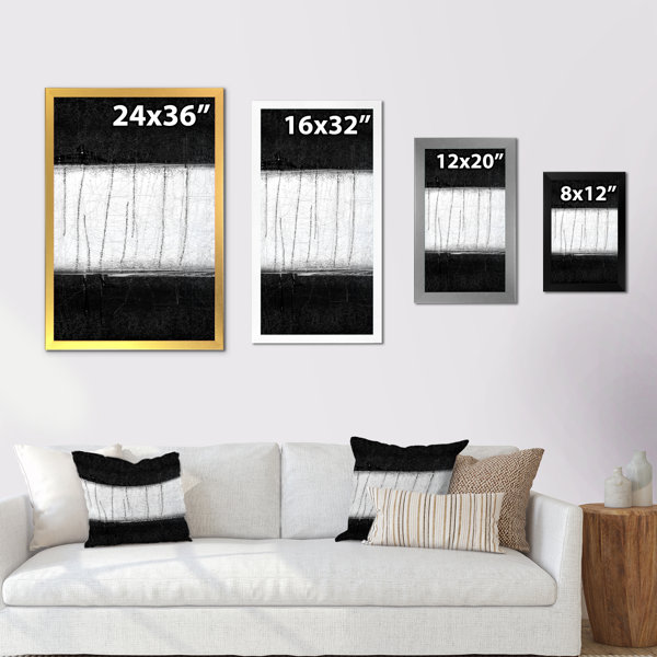 Wrought Studio™ Black And White Abstract Art - Modern & Contemporary ...