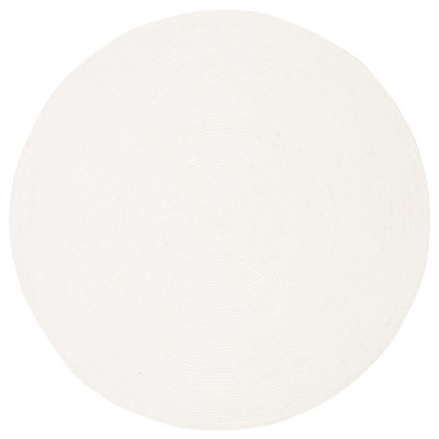 Tapis ivoire en laine / coton tissé à plat Conn