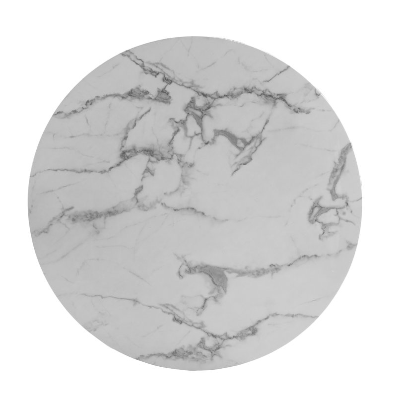 Marbre rond Genesis de 39 po Genesis, H 30 po x L 39 po x P 39 po