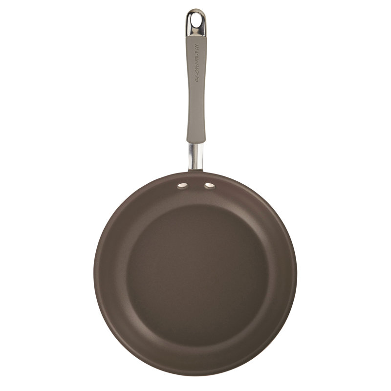 Rachael Ray Cucina Nonstick Cookware Pots and Pans Set, Includes Cooking Utensils, 10 Piece, Sea Salt Gray