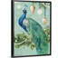 «Holiday Peacock Holiday Peacock» par Danielle Murray - peinture à cadre flottant sur toile-859464346-859464323