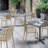 Plastic Outdoor Stacking Dining Armchair-279746934