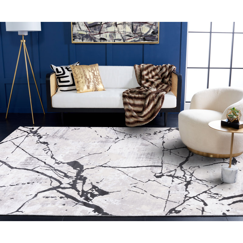 Metzger Abstract Indoor Rug, Rectangle 8' x 10'