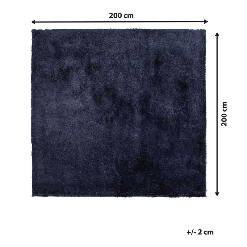 Crawley Solid Colour Area Rug, Square 200cm
