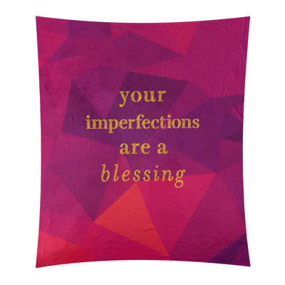 Tapisserie guillemets d’imperfections en polyester en faux gemme