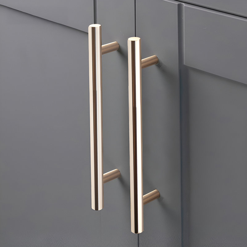 2Pcs Gold Furniture Pull Handles, 128mm