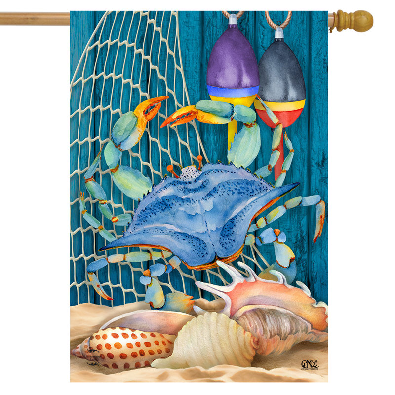 Drapeau maison d'été Crab Walk