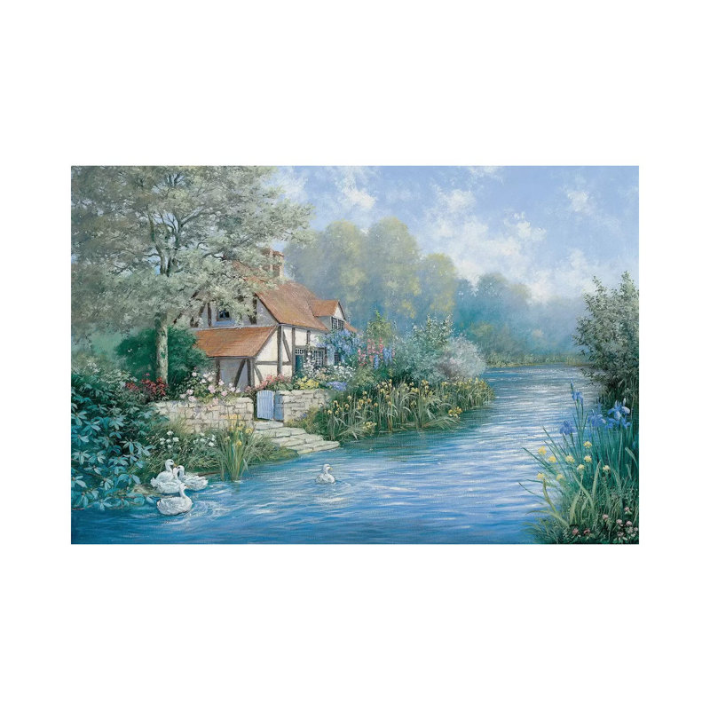 Lakescape by Peter Motz - Wrapped Canvas Gallery-Wrapped Canvas Giclée, 66.04 cm H x 45.72 cm W x 3.175 cm D