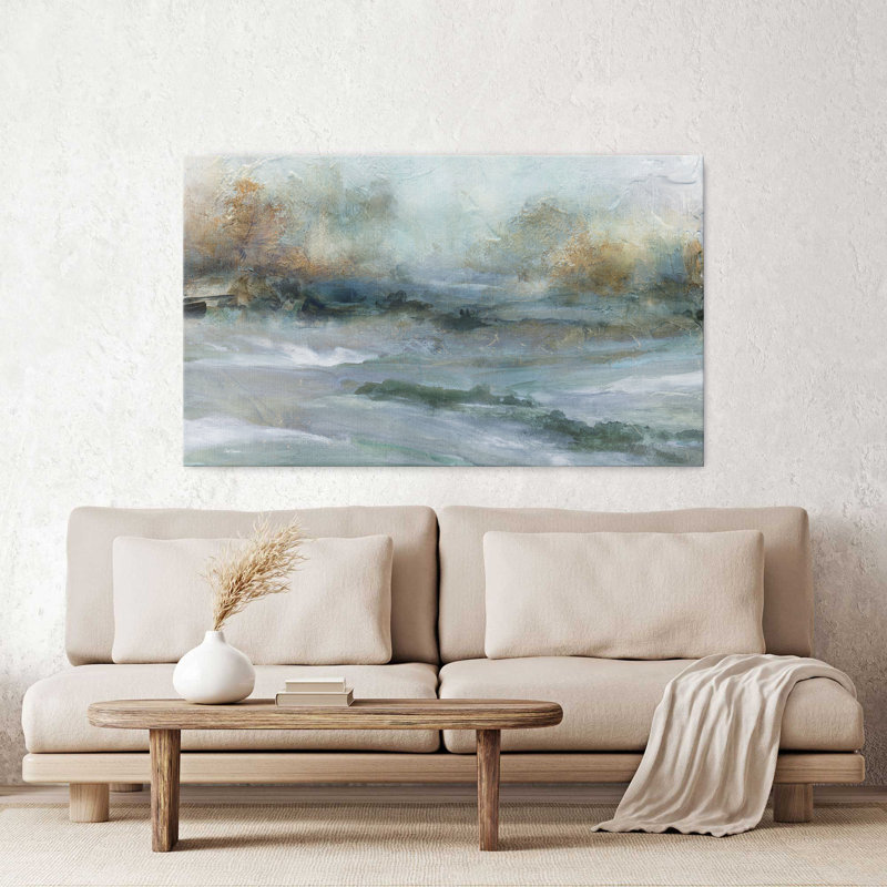 «Springs First Sign» par Carol Robinson, reproduction sur toile, H 24 po x l 40 po x P 1,5 po