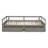 Wooden Daybed With Trundle Bed And Two Storage Drawers-1487735302