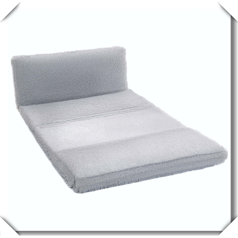 Canapé-lit Bean Bag, Gris clair