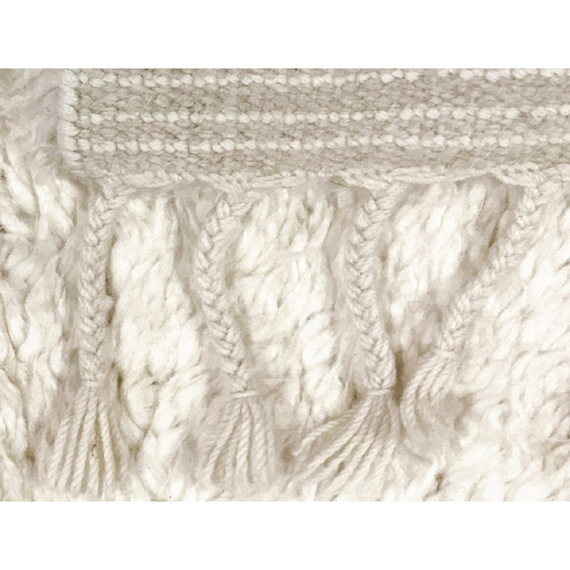 Moroccan Wool Area Rug, Rectangle 8' x 10'