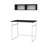 Hussum Metal Base Writing Desk-1724247502