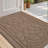 Large Indoor Outdoor Doormat,Machine Washable Low Profile Non-Slip Rug for Front Back Door,Entry-634828619-634828623