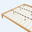 Structure de lit plateforme en bois de bambou massif et solide, sans sommier tapissier, avec lattes de bois et support en métal, assemblage facile-1884350887-1884350881