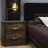 Elettra Rustic Walnut Finish Nightstand