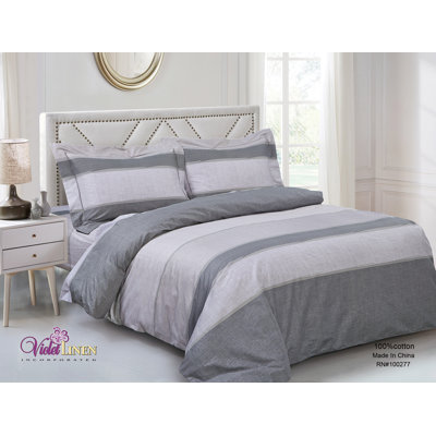 French Cotton Plaid Duvet Cover