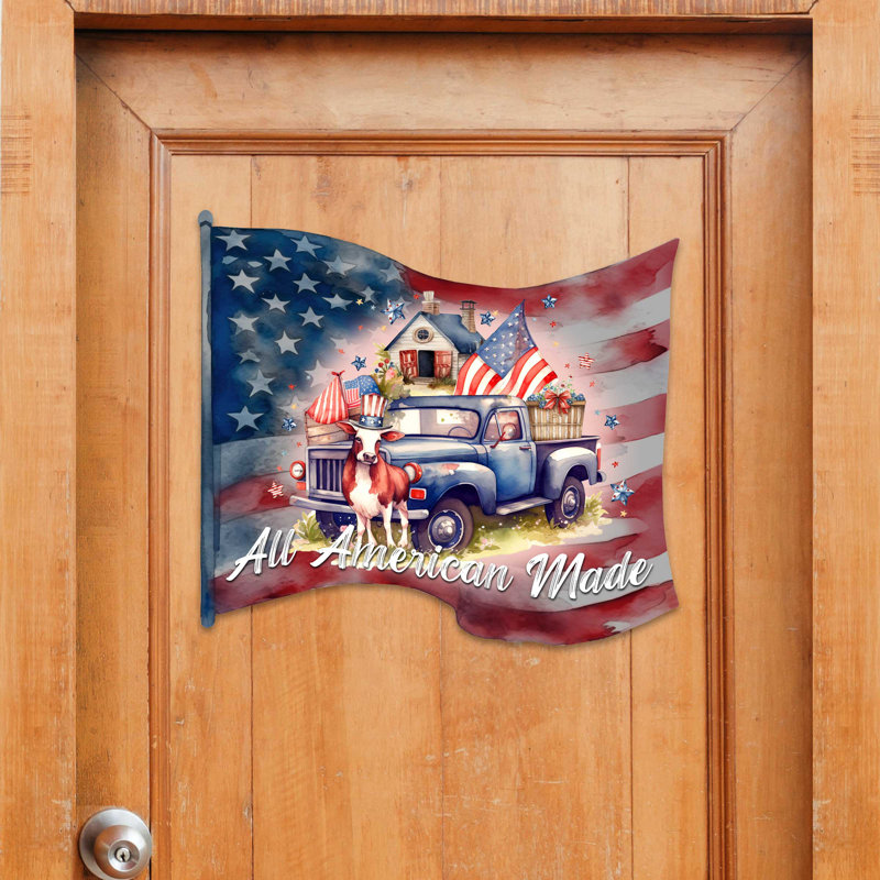 Décoration de porte «United We Stand»