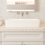 Novatto 26.25'' White Porcelain Rectangular Bathroom Sink