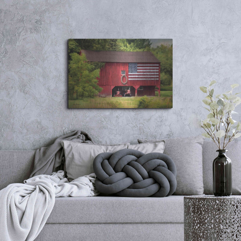 «Patriotic Farmer» par Lori Deiter, H 24 po x l 36 po