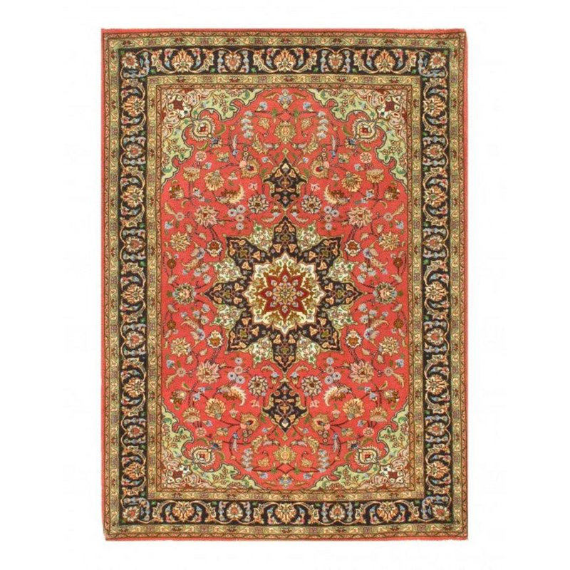 Tabriz Oriental Area Rug in Pink