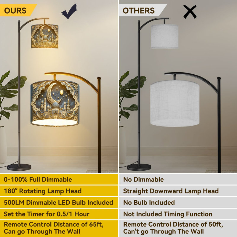  Lampe sur pied Arc