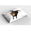 Ambesonne Rodeo Pillow Sham 2 Pack Cowboy Bucking Bull Western Rust Beige-100159024