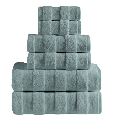 Mirfield 6 Piece Turkish Cotton Towel Set by SaaSoh