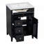Meuble-lavabo polyvalent avec rangement abondant et attrait moderne-302290993