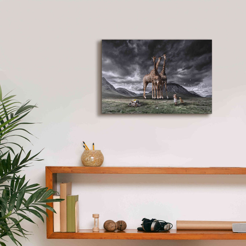 «Long Neck Écosse» par Alan, estampe numérique sur toile, H 12 po x l 18 po x P 0,75 po