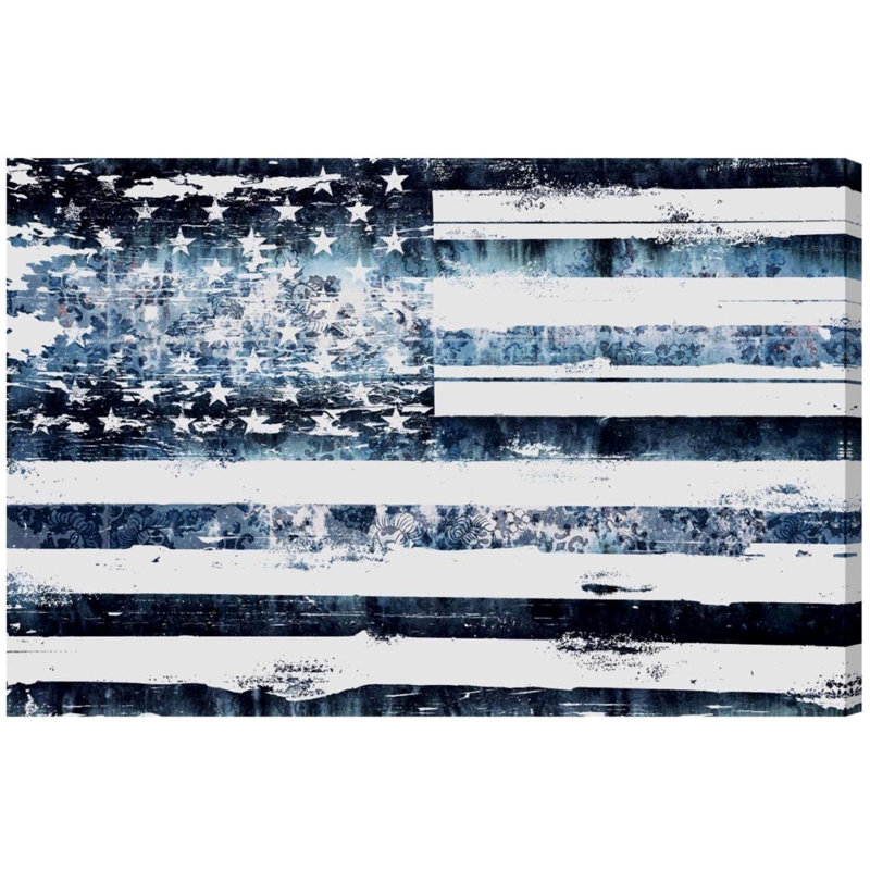 " Surf Flag " by Oliver Gal, 20" H x 30" W x 1.5" D
