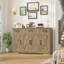 Buffet 55,1 po à 3 tiroirs et tablettes réglables Adra-1657511361