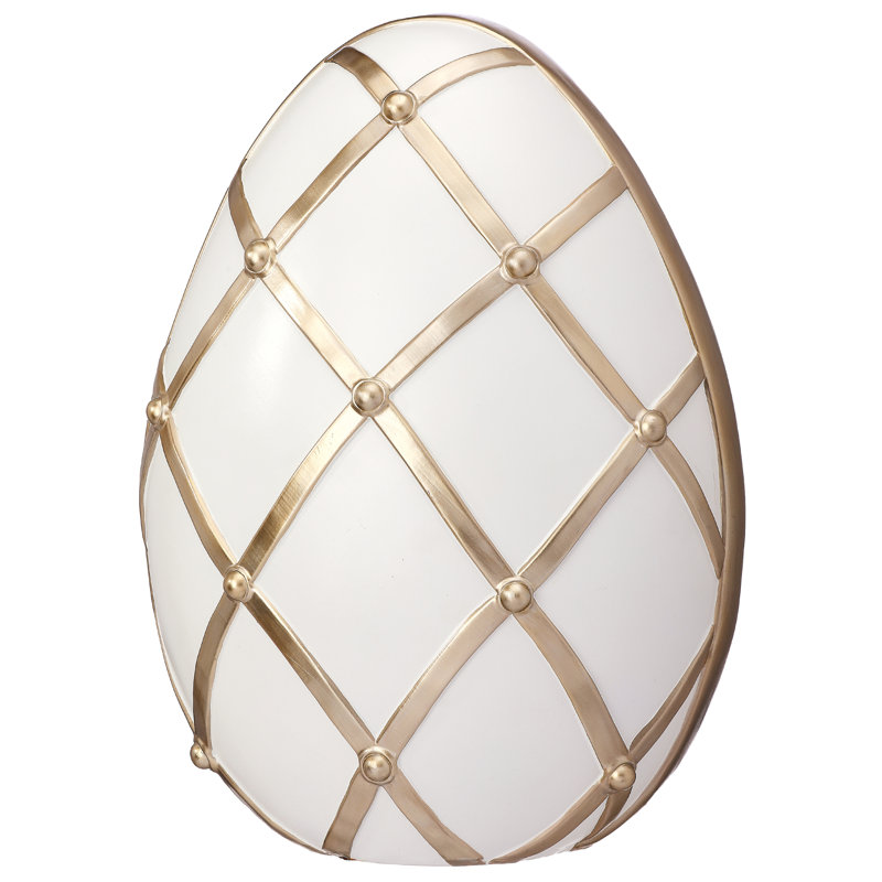 Œuf chocolat blanc 16,25 po, 16,25 po x 12,5 po