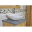 Matteo 500 mm Freestanding Single Vanity with Vessel Stone Basin-36137613-36214232