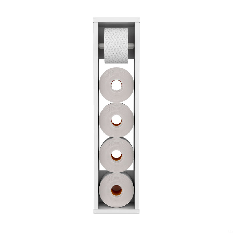 Porte-papier hygiénique 28 po, Blanc
