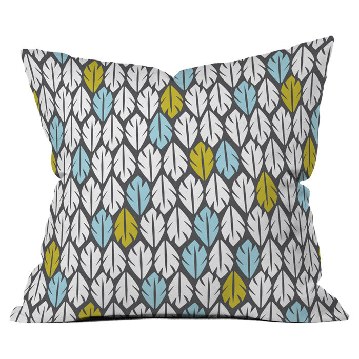 Heather Dutton Foliar Throw Pillow, 20" H x 20" W x 4" D