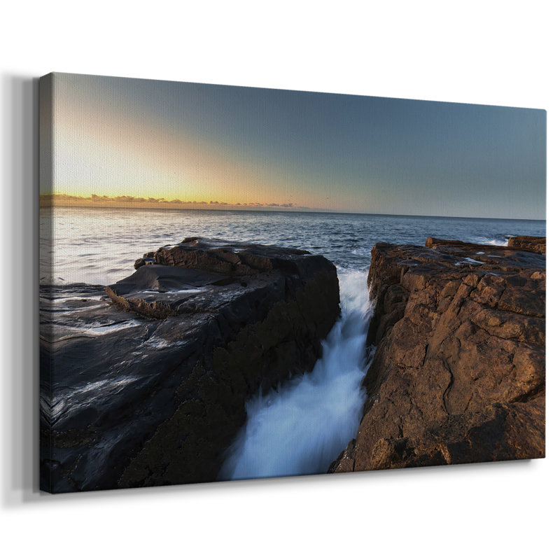 La route vers la mer - Cavas enveloppés de galerie, 12 x 18